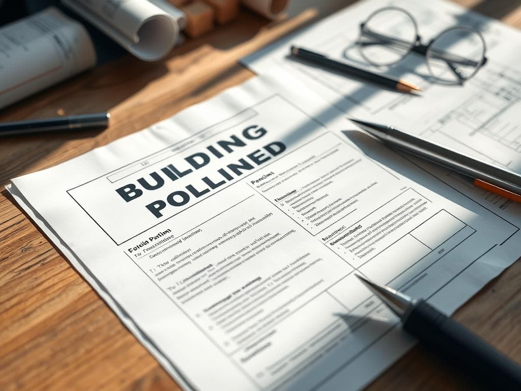 Baugenehmigung für Bauprojekte