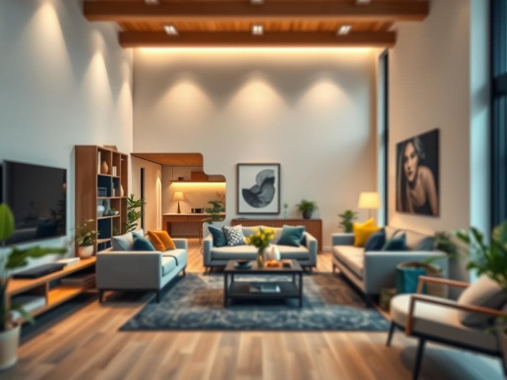 Funktionale Raumaufteilung im Wohnzimmer Funktionale Raumaufteilung im Wohnzimmer