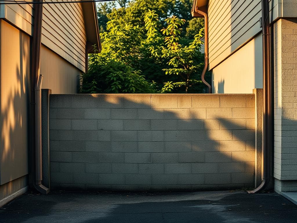 Garagenwand Nutzung Grenzen