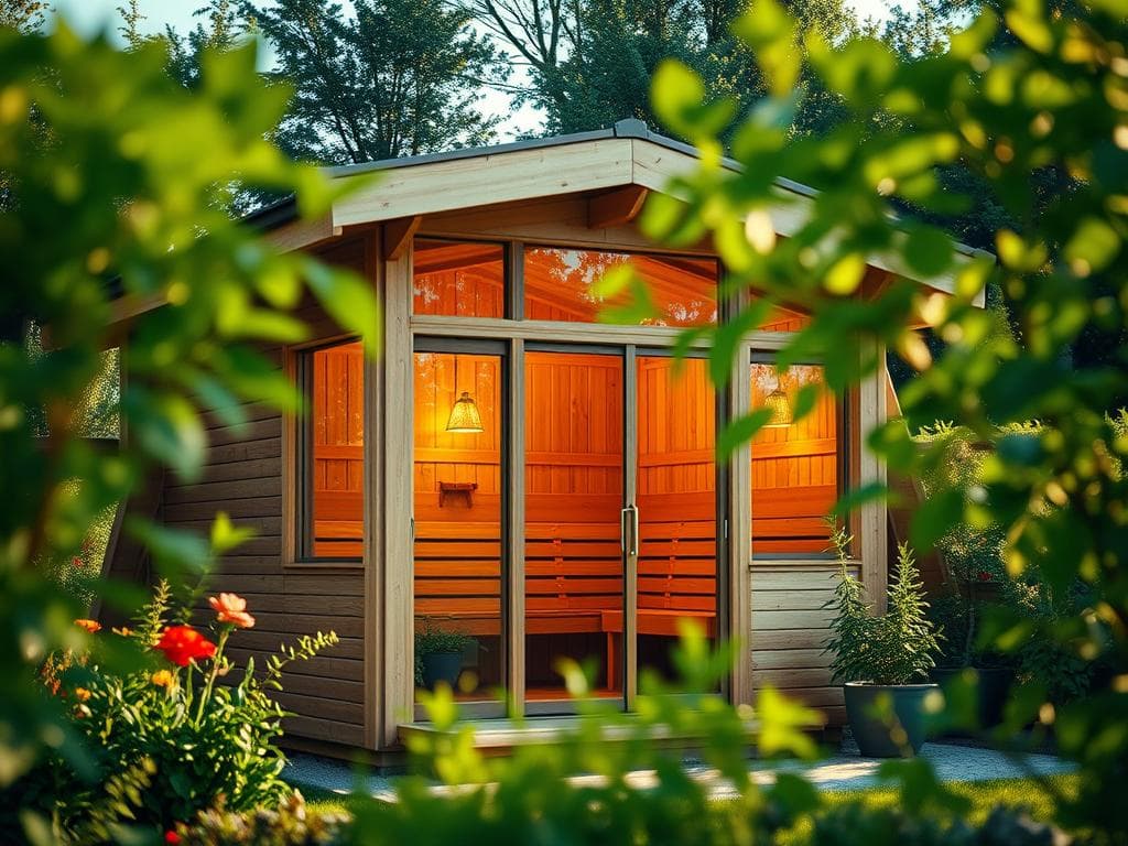 Gartenhaus mit Sauna Materialqualität