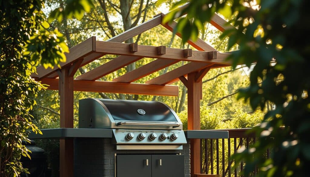 Grill mit Unterstand Grill mit Unterstand