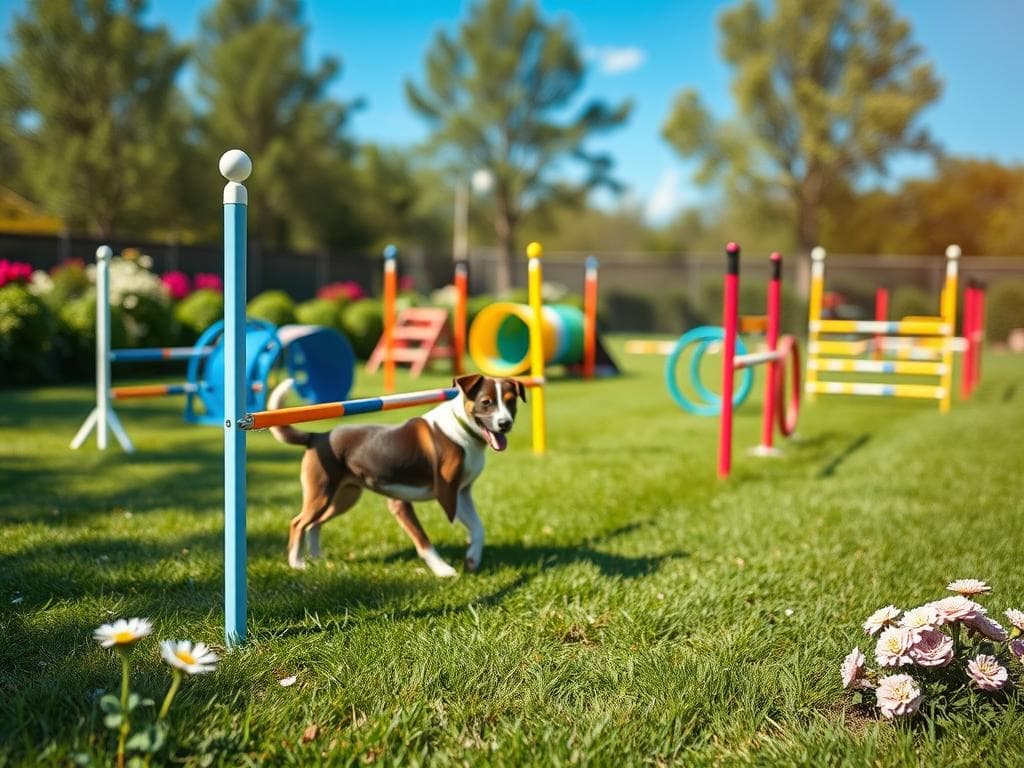 Hunde-Agility-Parcours