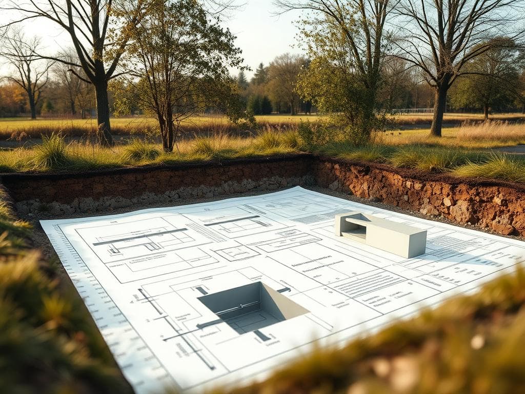 Sickerschacht Planung