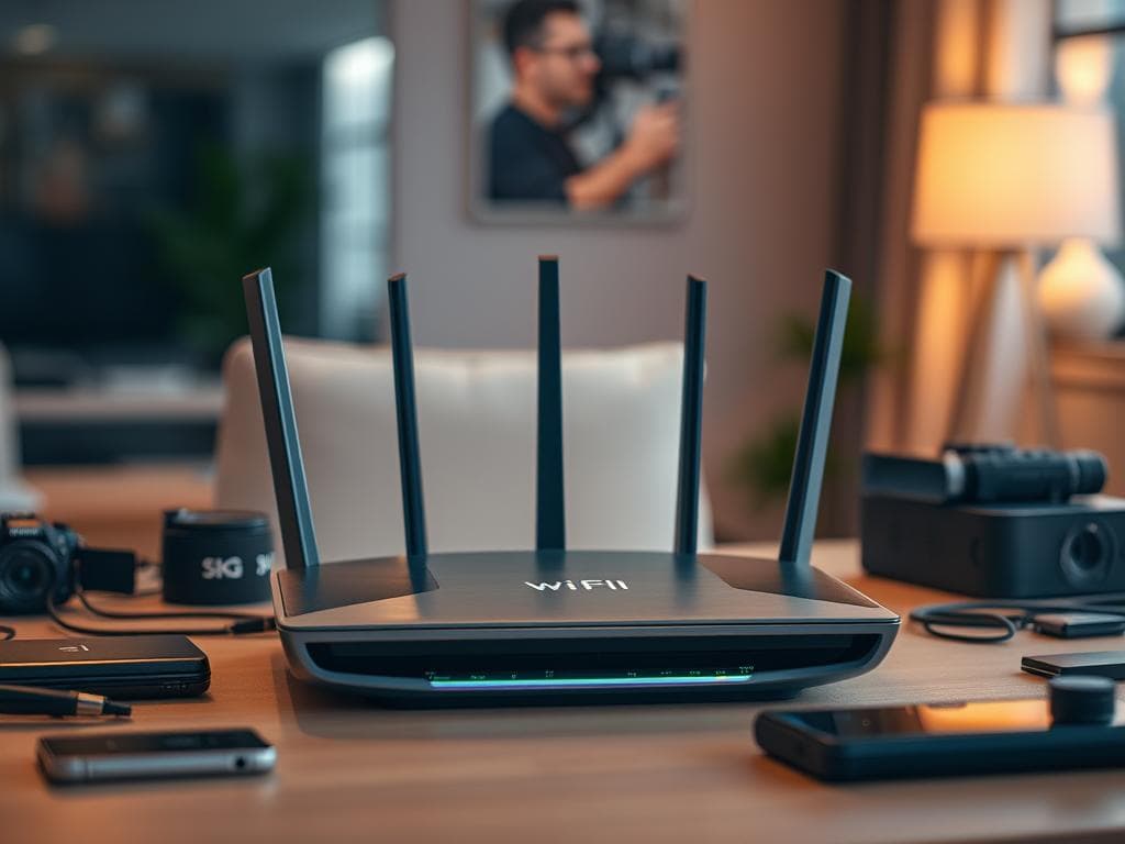 leistungsstarker WLAN-Router