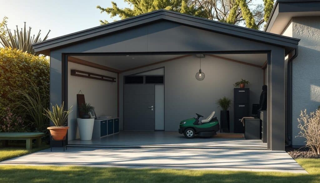 Mähroboter Garage