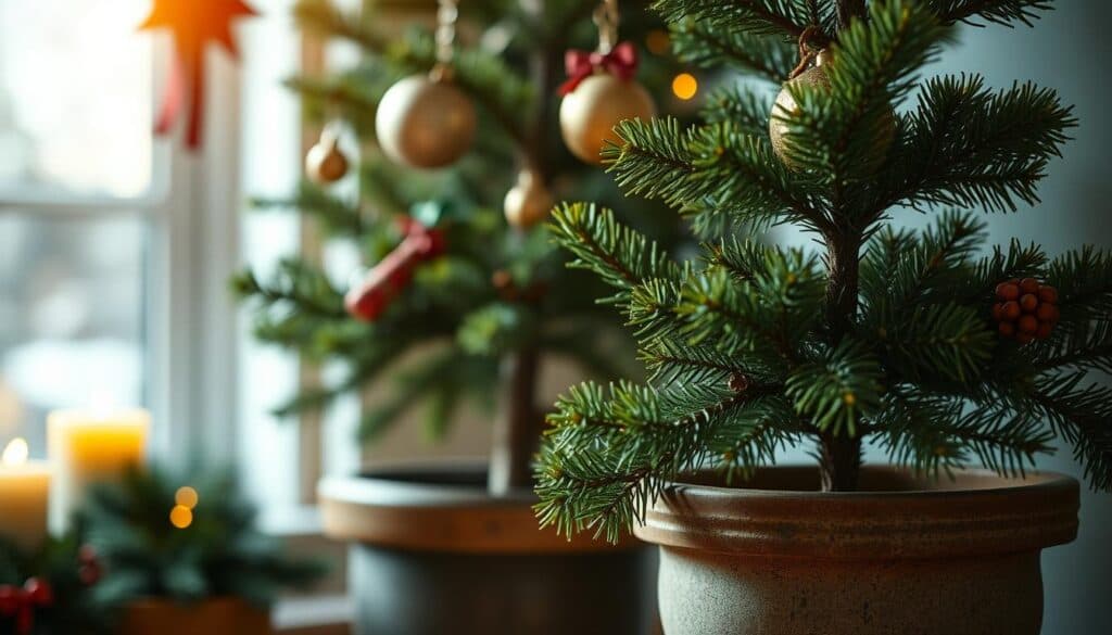 Weihnachtsbaum im Topf Weihnachtsbaum im Topf
