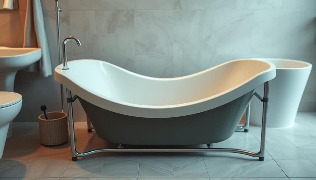 faltbare Badewanne für Senioren