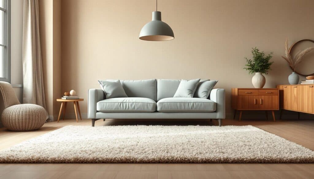 Beige und Grau Textilien Inneneinrichtung