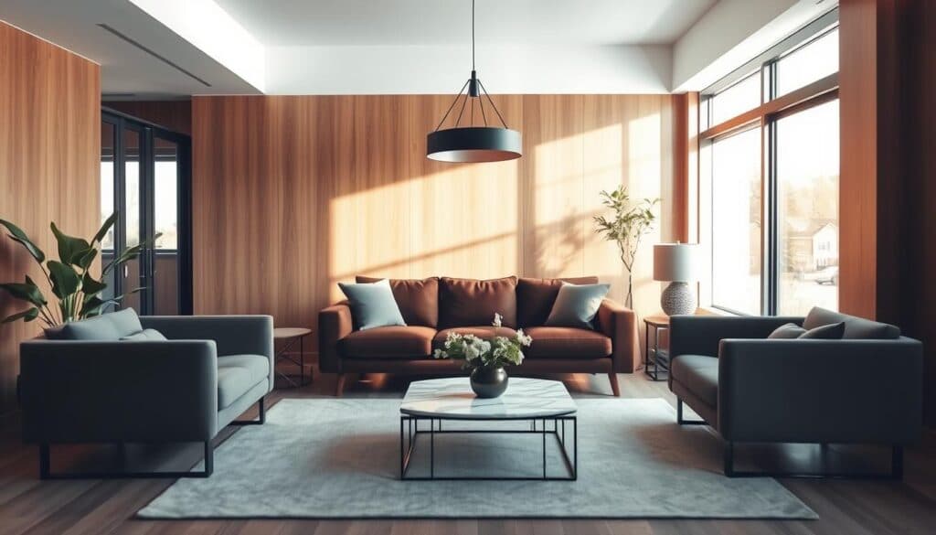 Stilrichtungen Braun und Grau Wohndesign