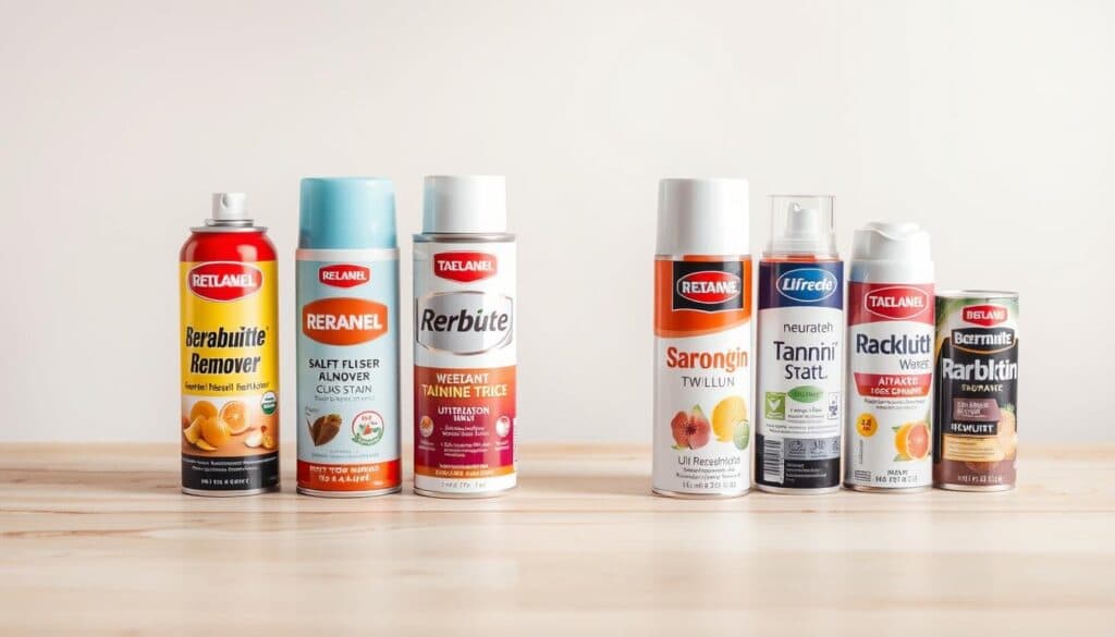 Gerbsäureflecken Sprays Vergleich