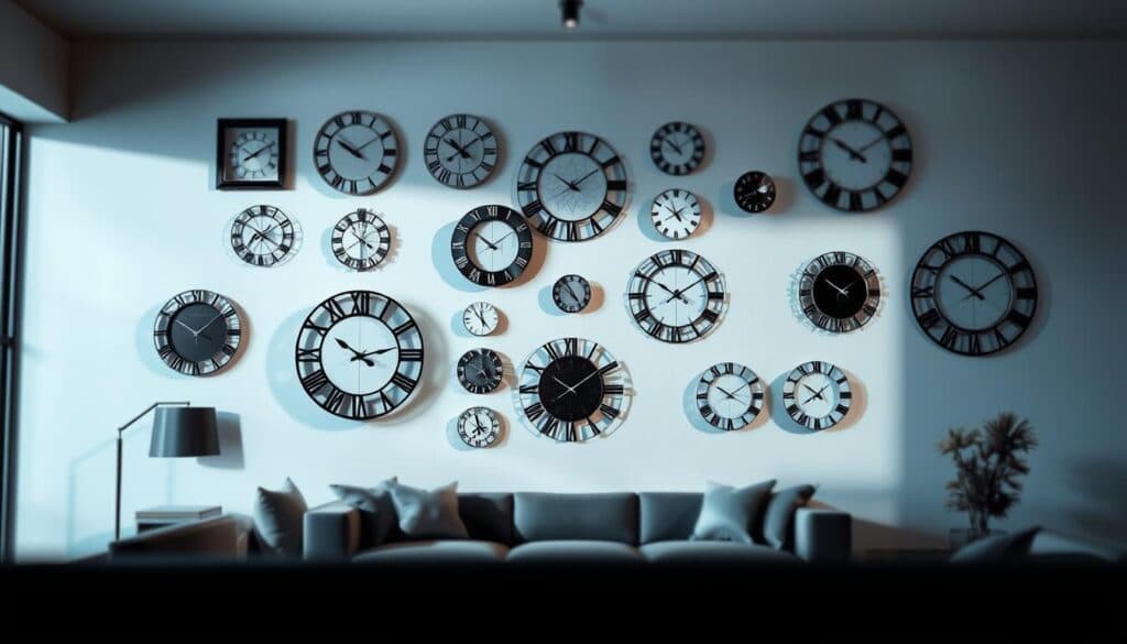 Ausgefallene Wanduhren Wohnzimmer