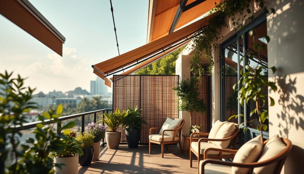 Sicht- und Sonnenschutz Balkon Sicht- und Sonnenschutz Balkon