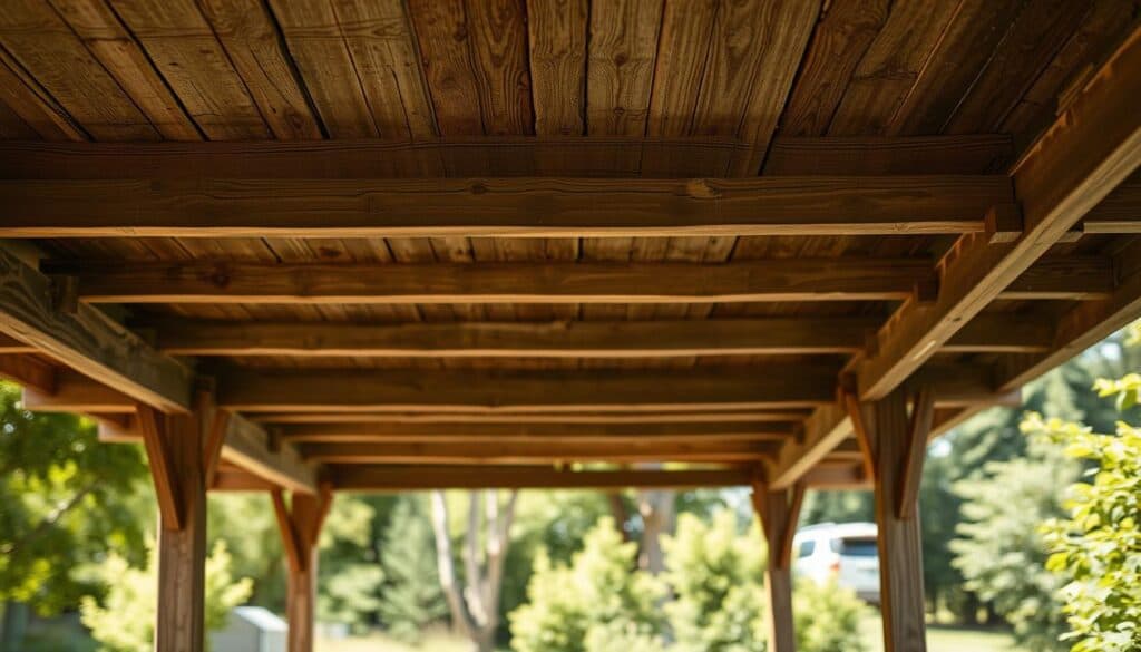 Carport streichen