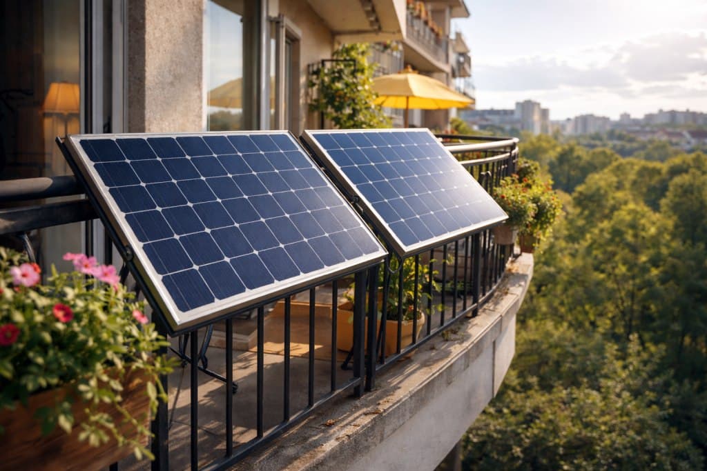 Mini-Solaranlage