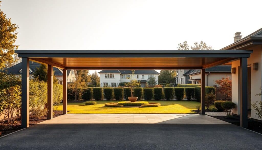 Pultdach Carport