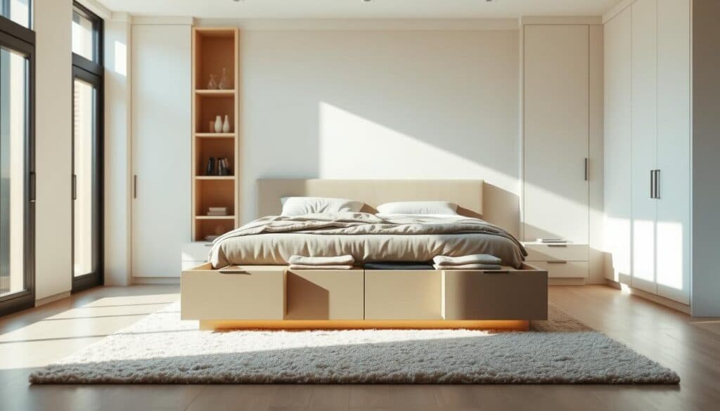Stauraum Lösungen Bett