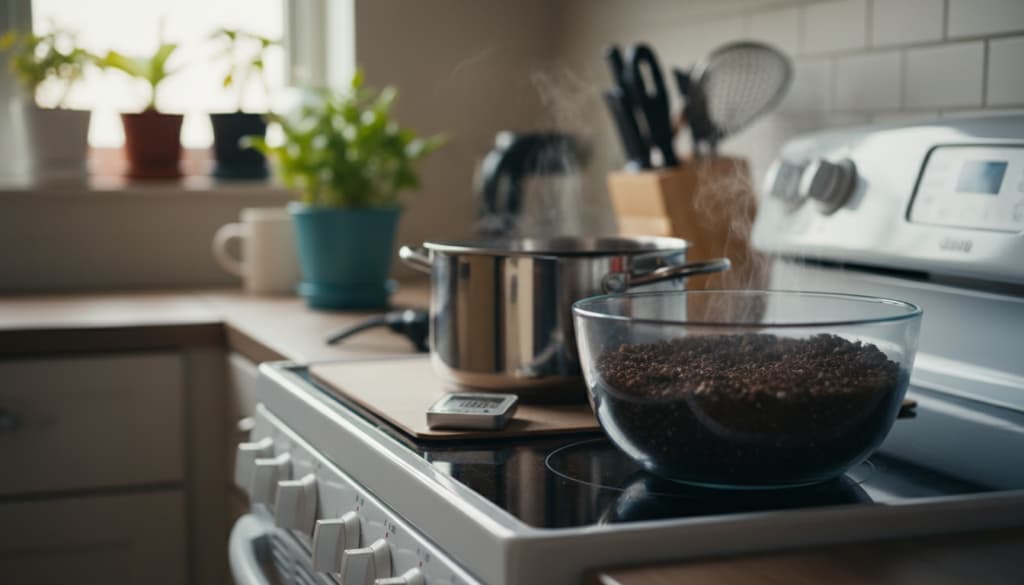 Blumenerde sterilisieren