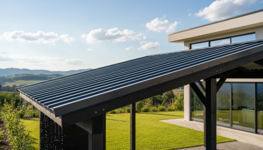 Gefälle Carport