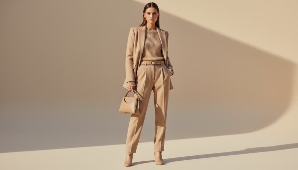 Ton in Ton Looks mit Accessoires