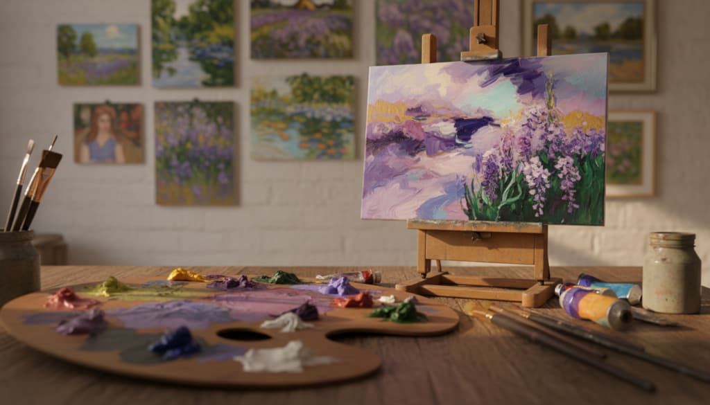 Farbtheorie und praktische Beispiele aus der Kunst