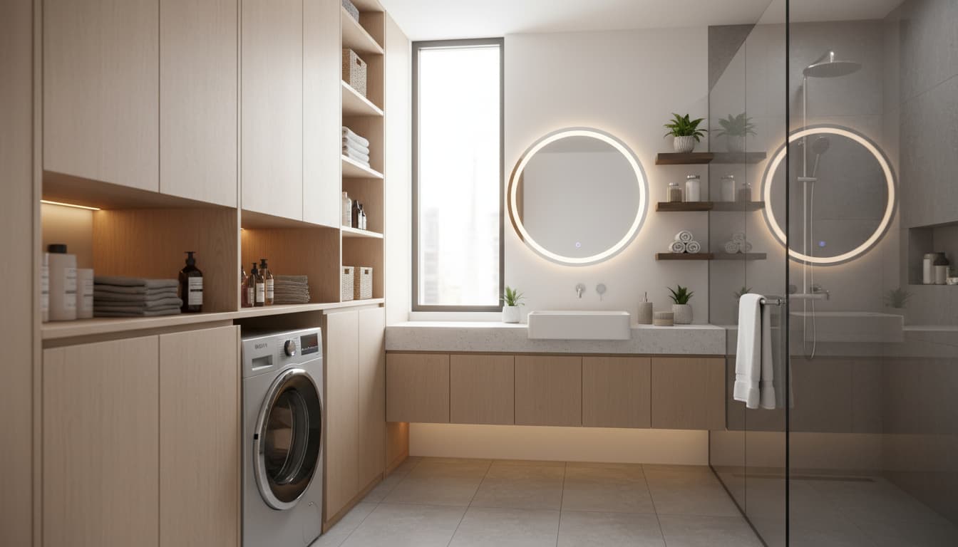 Lösungen Waschmaschine im Badezimmer