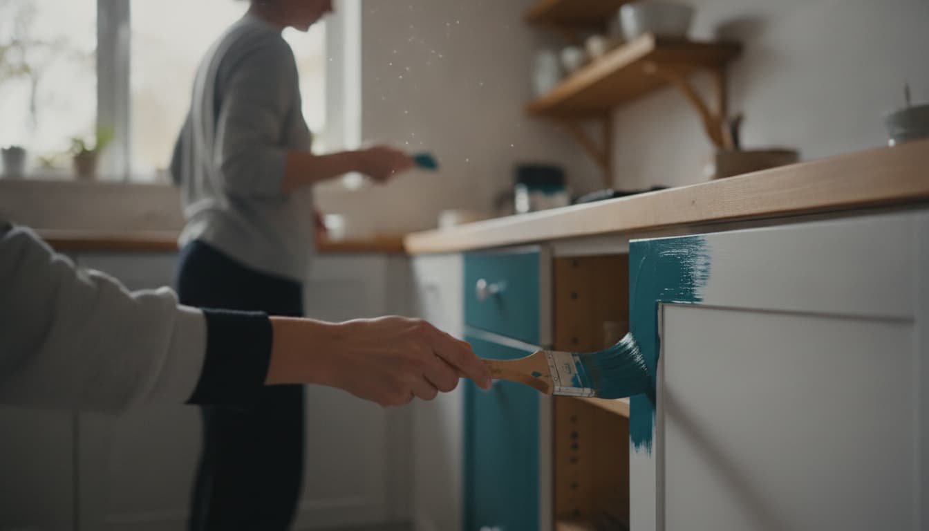 Küchenschränke streichen