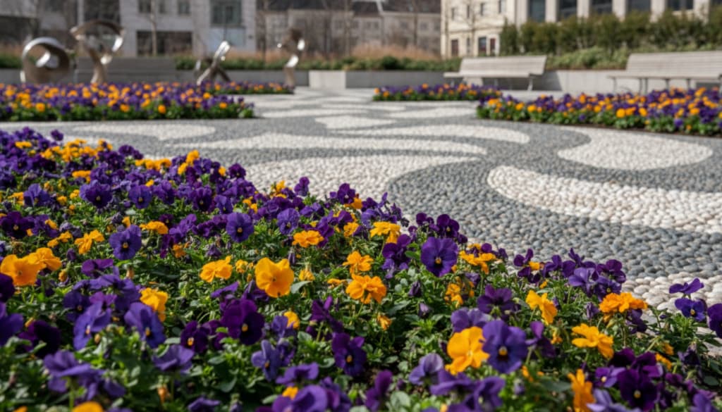 Blumenbeet modern