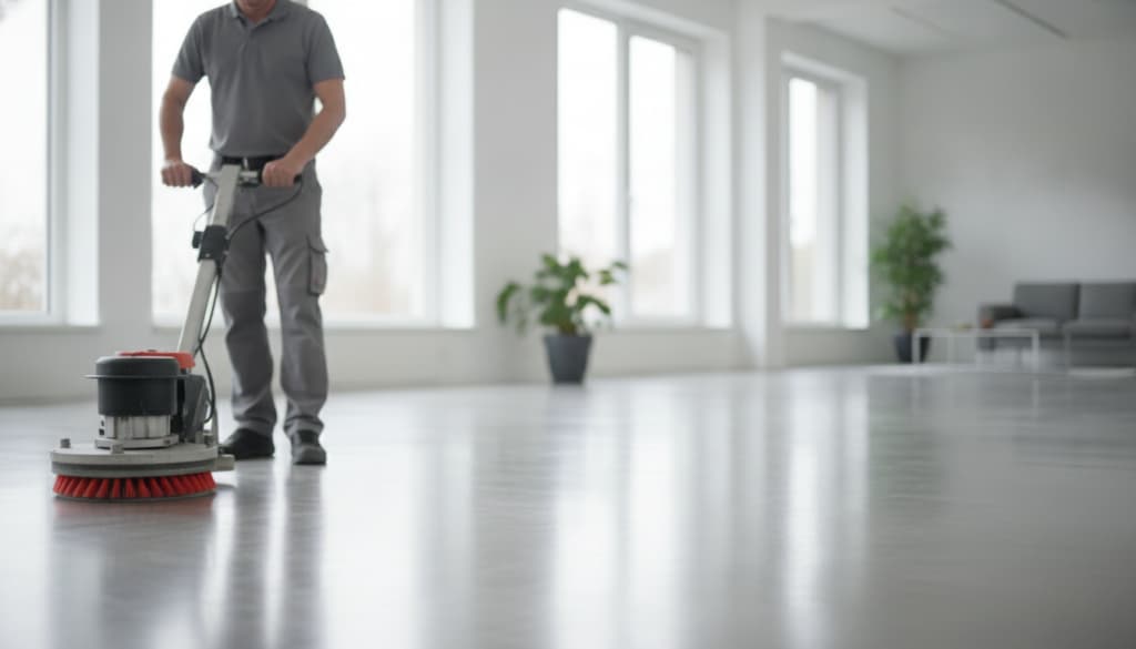 Pflege und Reinigung des Sichtbeton Bodens