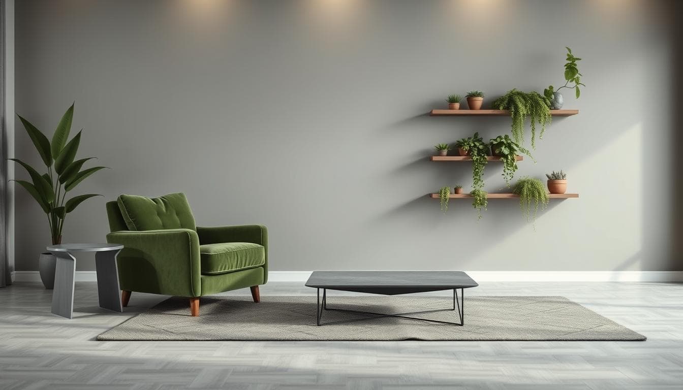 Luxus Grn Und Grau Kombinieren Wohnen Bild