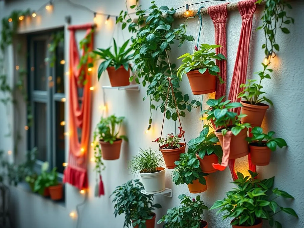 Balkon Wand verschönern ohne bohren
