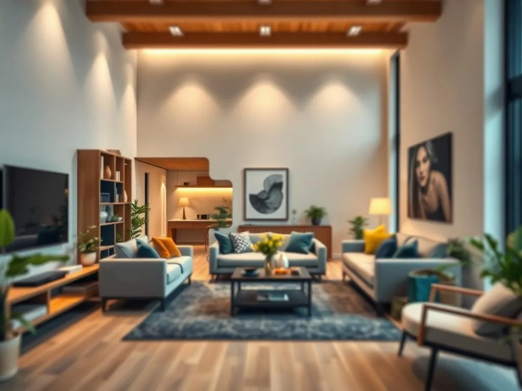 Funktionale Raumaufteilung im Wohnzimmer Funktionale Raumaufteilung im Wohnzimmer