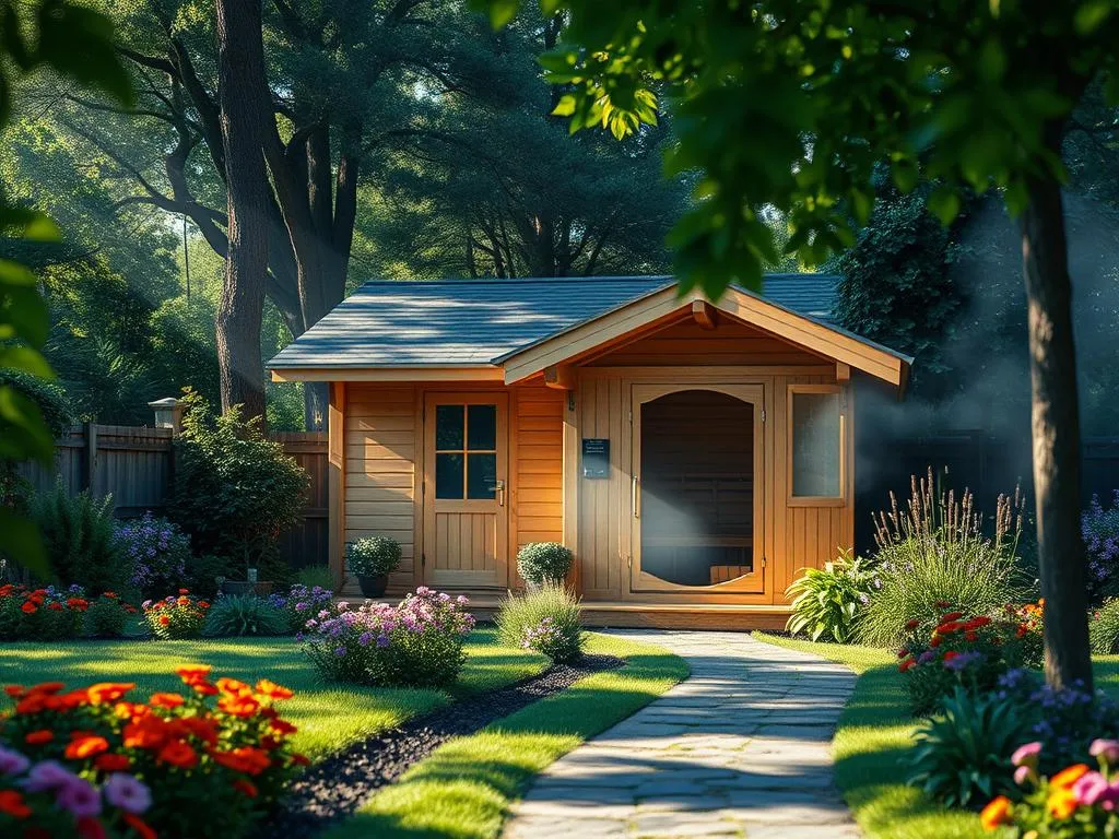 Gartenhaus mit Sauna