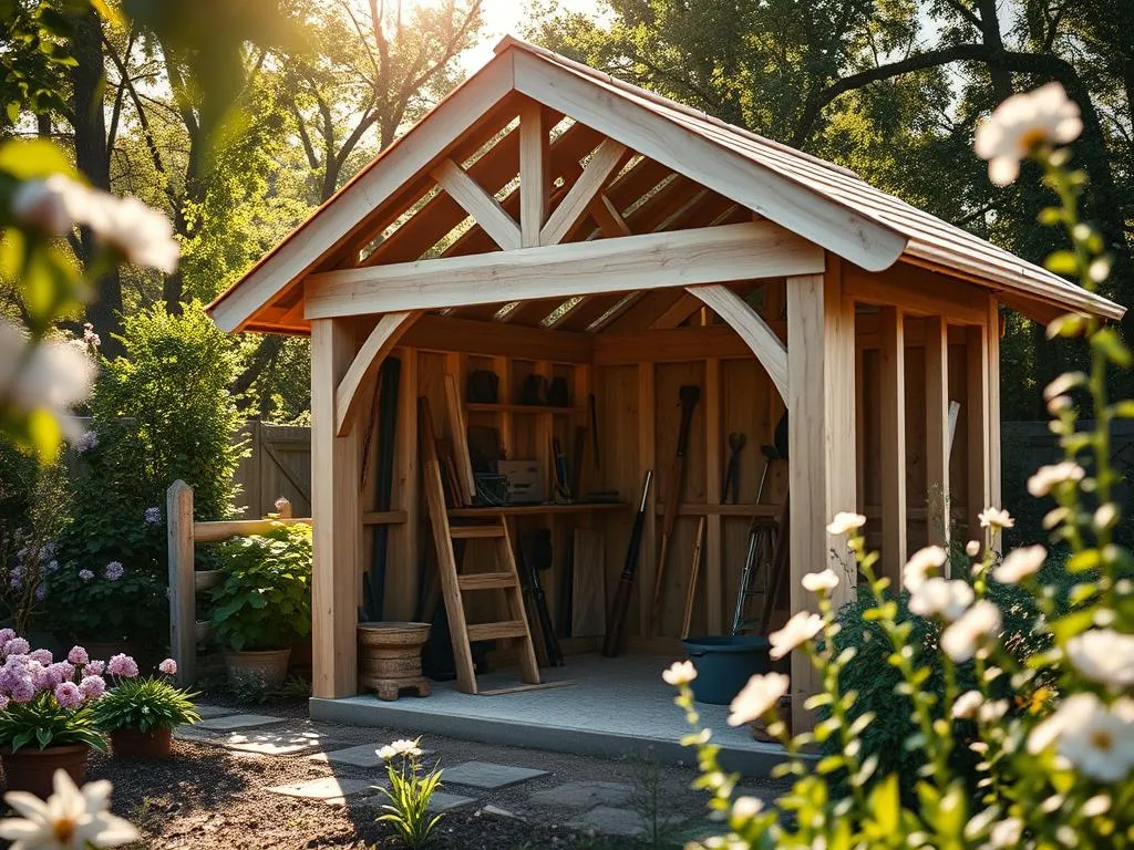Gartenhaus selber bauen