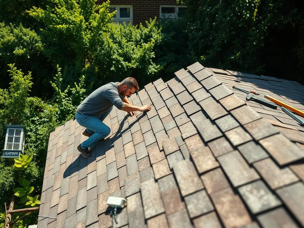 Gartenhausdach eindecken