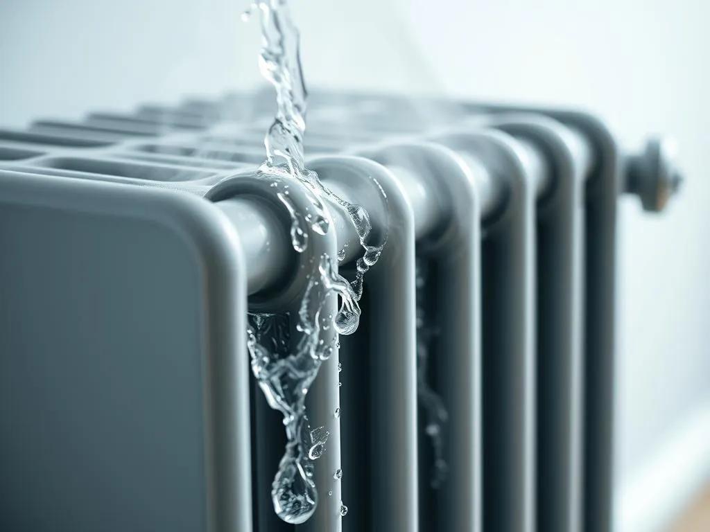 Heizung von innen reinigen mit Wasser