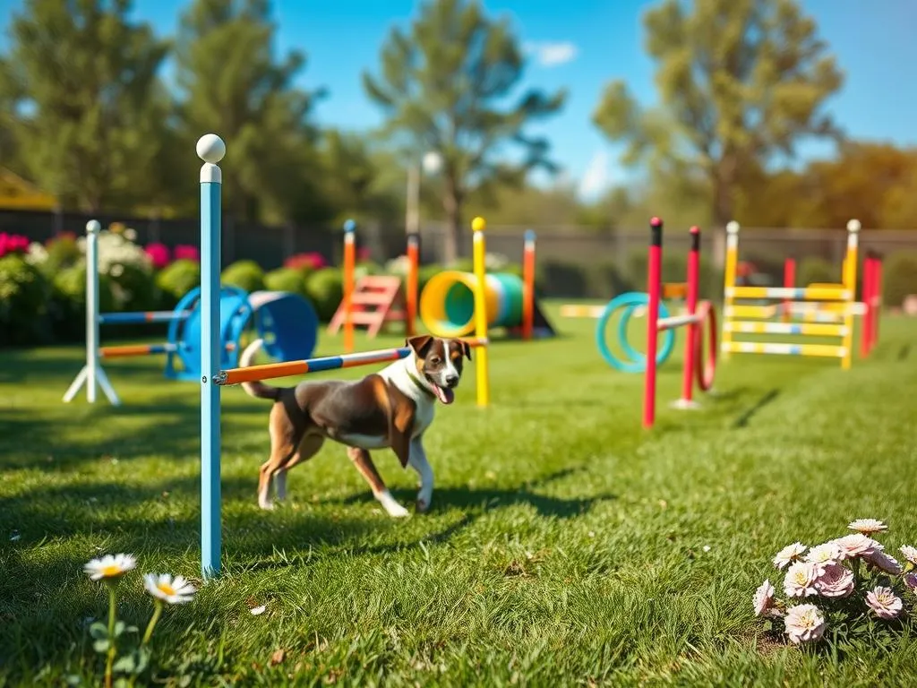 Hunde-Agility-Parcours