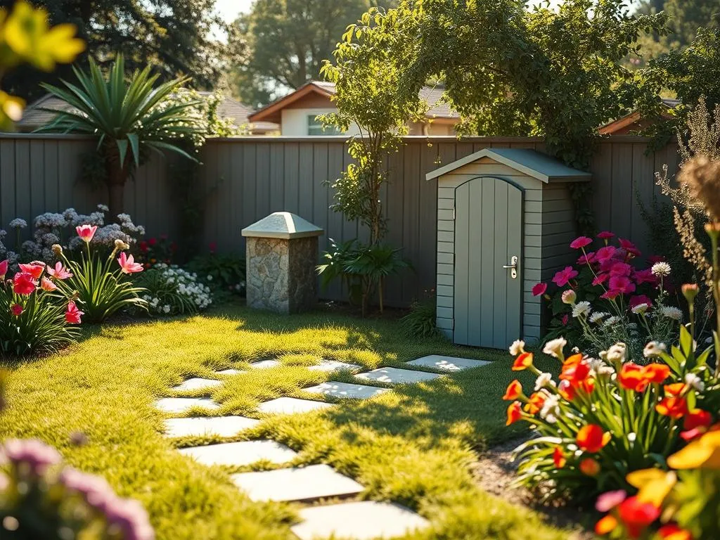Hundetoilette im Garten