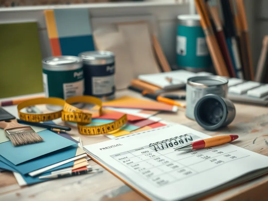 Kostenplanung Malerarbeiten