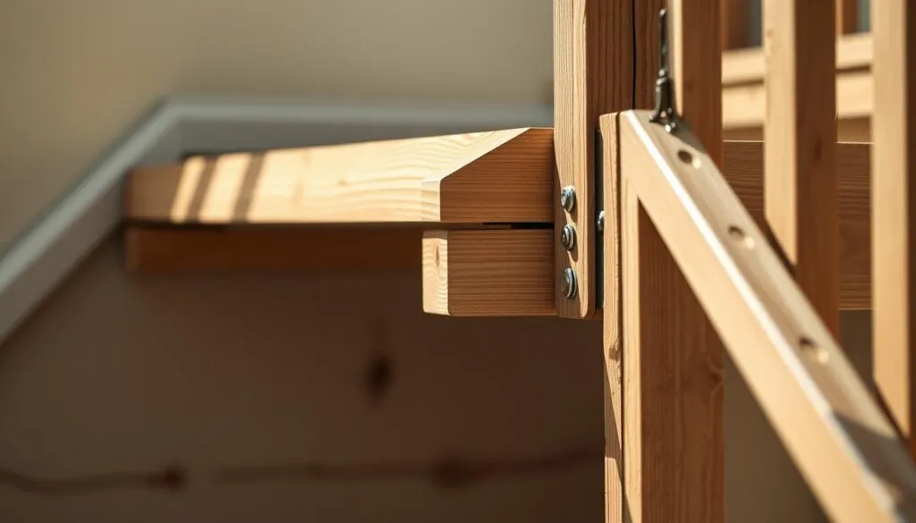 Rampe an Treppe befestigt Rampe an Treppe befestigt