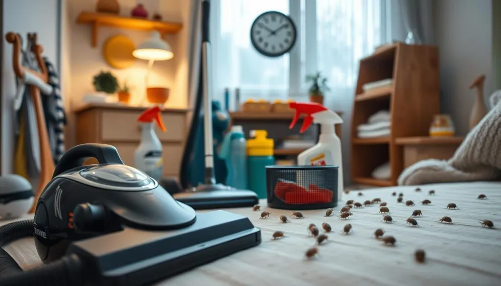 Staubläuse-Bekämpfung