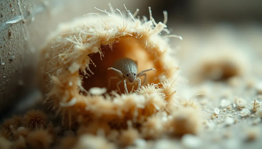 Staubläuse Nest