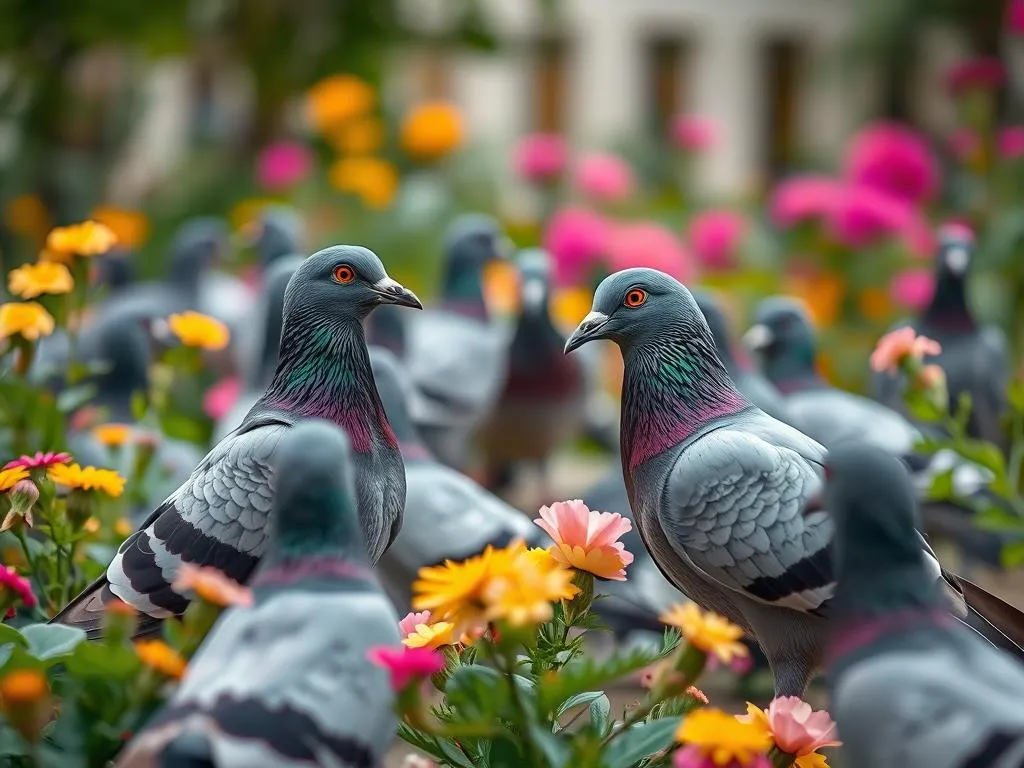 Tauben im Garten gut oder schlecht