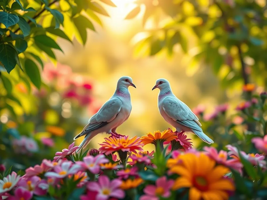 Tauben im Garten gut oder schlecht