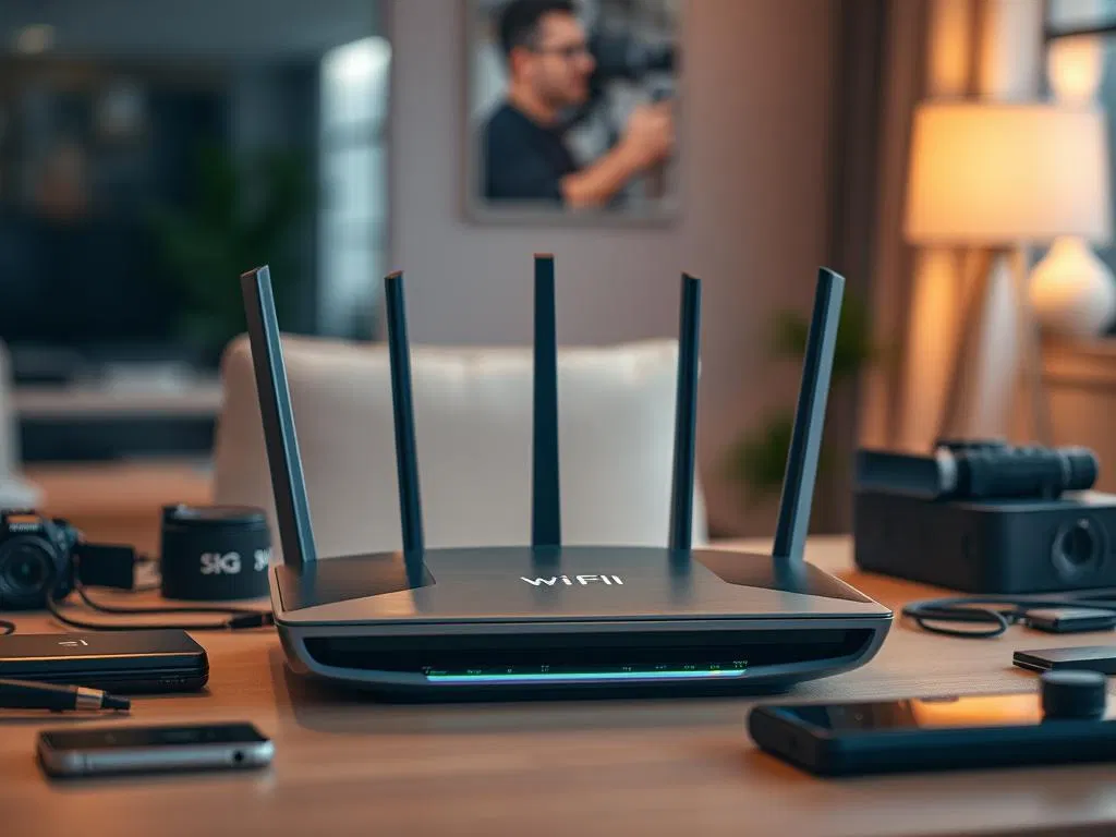 leistungsstarker WLAN-Router