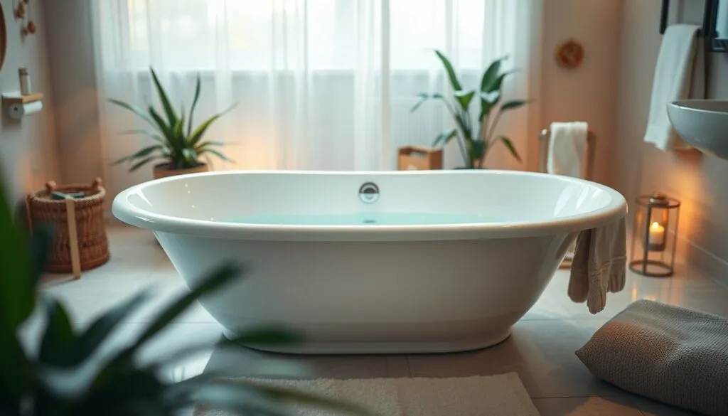 Badewanne für Entspannung