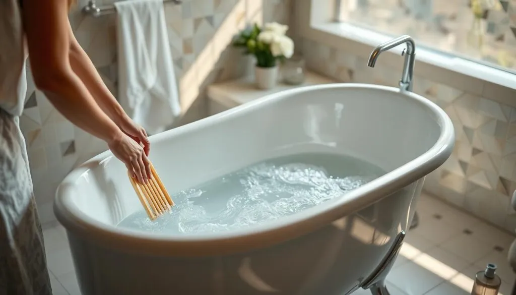 Badewanne reinigen und pflegen