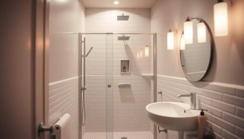 Kleines Bad mit Dusche gestalten
