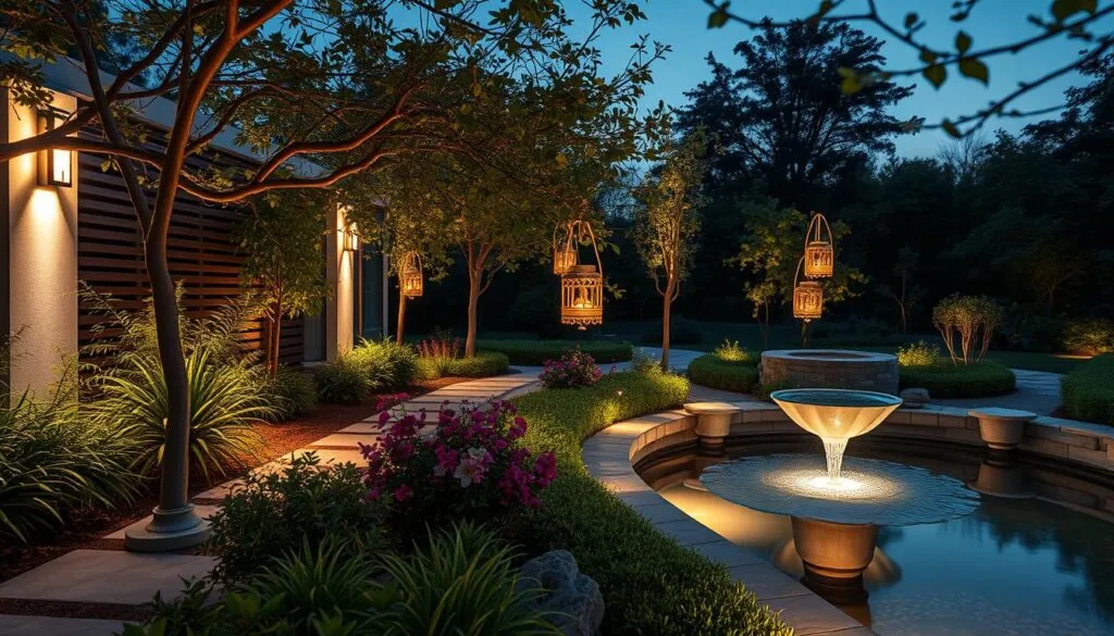 Moderne Gartengestaltung Beleuchtung