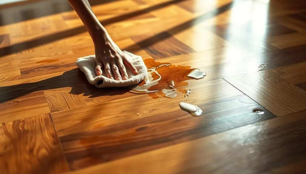 Parkettboden reinigen