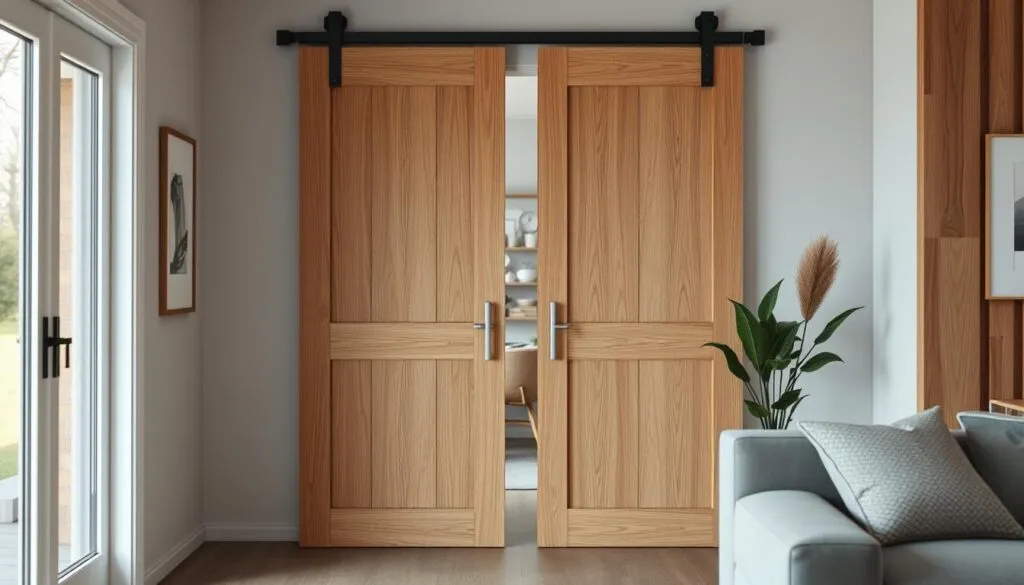 Schiebetüren selber bauen ohne Bodenschiene